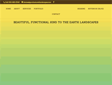 Tablet Screenshot of goodnaturedlandscapes.com